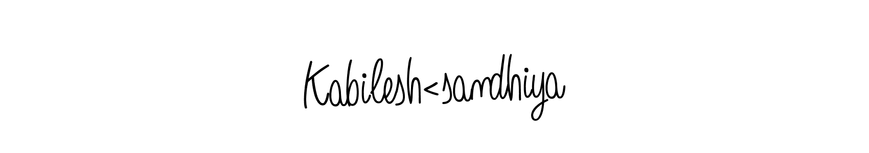 Make a short Kabilesh<sandhiya signature style. Manage your documents anywhere anytime using Angelique-Rose-font-FFP. Create and add eSignatures, submit forms, share and send files easily. Kabilesh<sandhiya signature style 5 images and pictures png